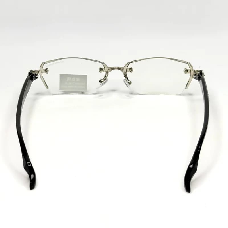 عینک فریم‌لس کروم هارتز Chrome Hearts مدل چندضلعی با عدسی هوشمند فتوکرومیک | مناسب زنانه و مردانه — تصویر ۶