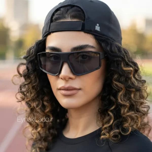 عینک آفتابی ورزشی Ironman مدل 8890 فریم بیس دار کائوچویی | لنز UV400 | مناسب مردانه و زنانه — تصویر ۸