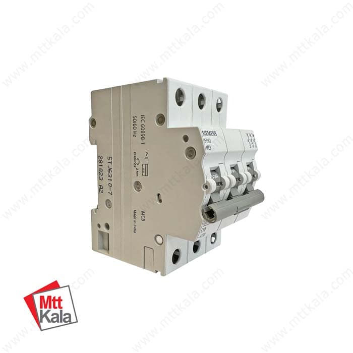 کلید مینیاتوری سه پل 20 آمپر زیمنس مدل 5TJ6320-7 — تصویر ۲