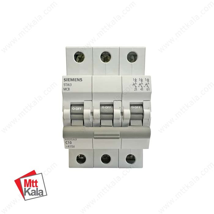 کلید مینیاتوری سه پل 20 آمپر زیمنس مدل 5TJ6320-7
