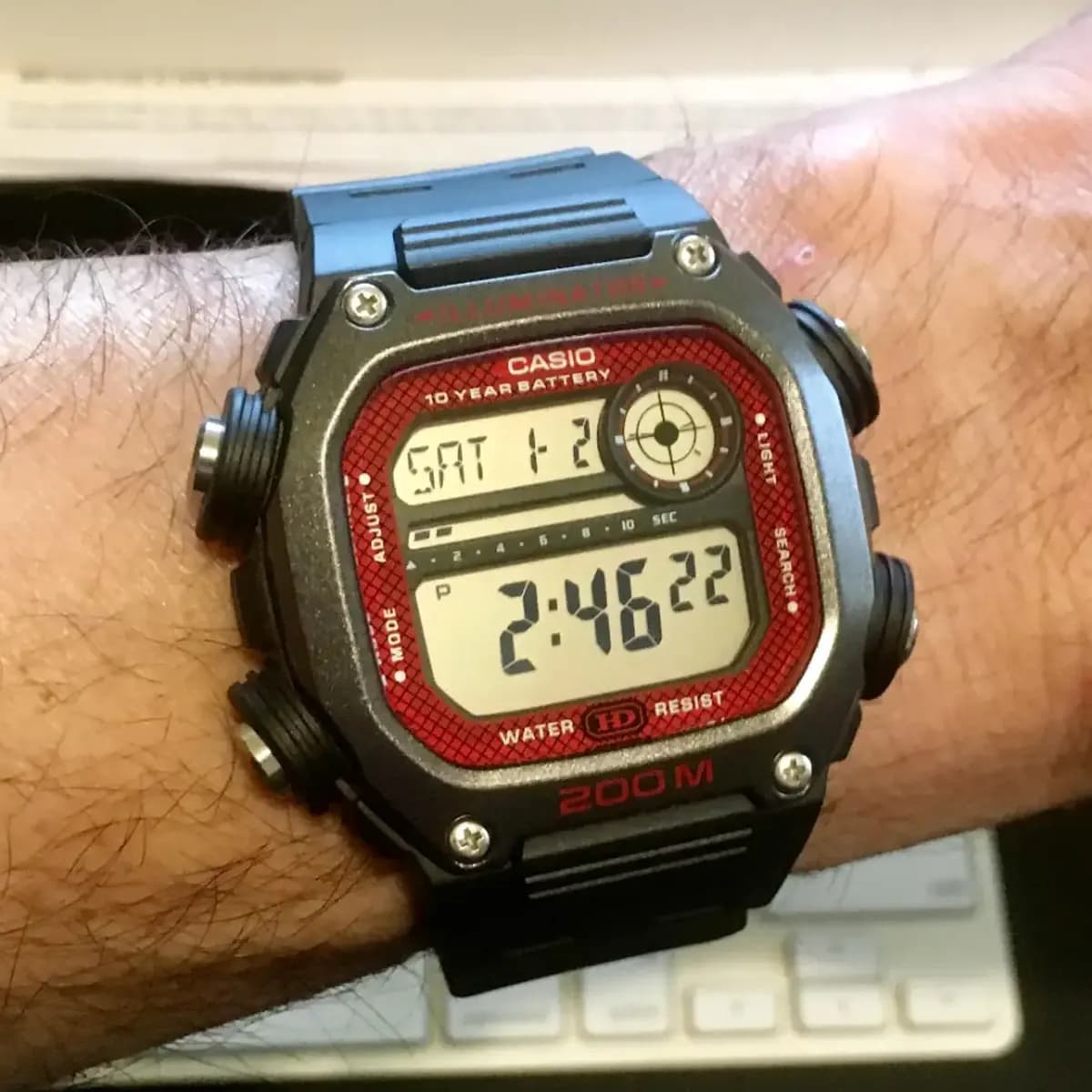 ساعت مچی مردانه کاسیو CASIO DW-291H-1BVDF — تصویر ۱۰