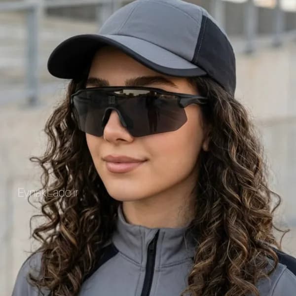 عینک آفتابی ورزشی H&M مدل 1131311 فریم بیس دار کائوچویی | لنز UV400 | مناسب مردانه و زنانه — تصویر ۸