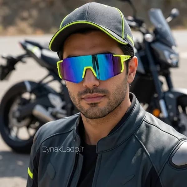 عینک آفتابی ورزشی Ironman مدل S0422 فریم بیس دار | لنز UV400 | مناسب زنانه و مردانه — تصویر ۸