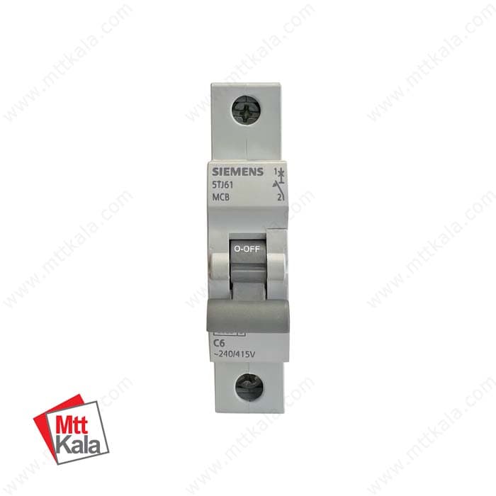 کلید مینیاتوری تک پل 50 آمپر زیمنس مدل 5TJ6150-7