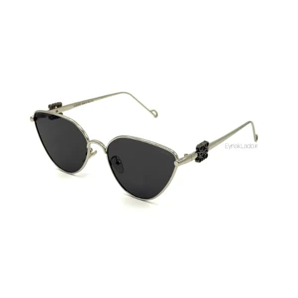 عینک آفتابی لووه LOEWE مدل MOP92 فریم گربه ای فلزی | لنز UV400 | زنانه — تصویر ۲