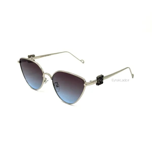 عینک آفتابی لووه LOEWE مدل MOP92 فریم گربه ای فلزی | لنز UV400 | زنانه — تصویر ۳