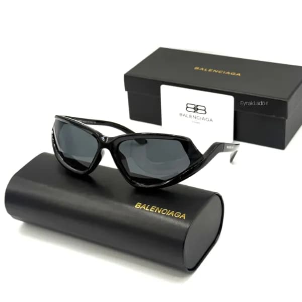 عینک آفتابی BALENCIAGA مدل 6144 بیس دار کائوچویی | لنز UV400 | مناسب زنانه و مردانه