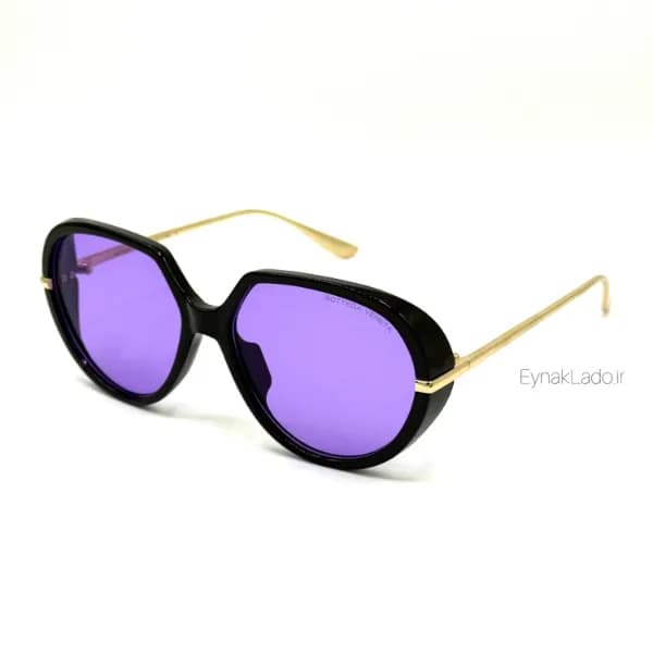 عینک آفتابی بتگا bottega veneta مدل M101 فریم گرد فلزی | لنز UV400 |زنانه — تصویر ۵