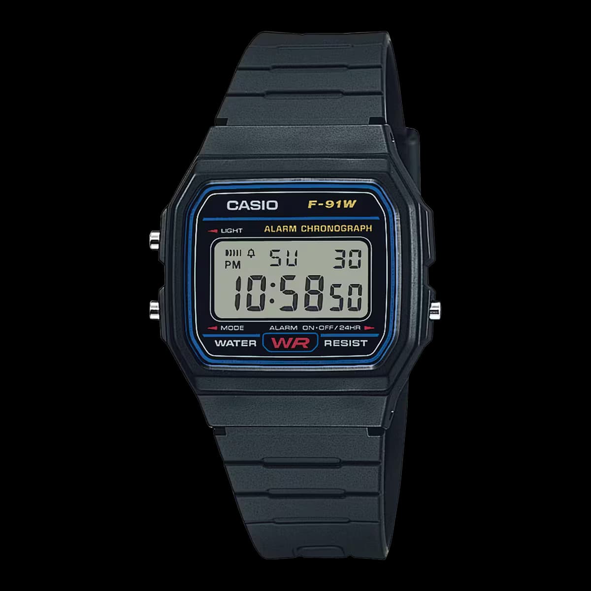 ساعت مچی یونیسکس کاسیو CASIO F-91W-1DG — تصویر ۲