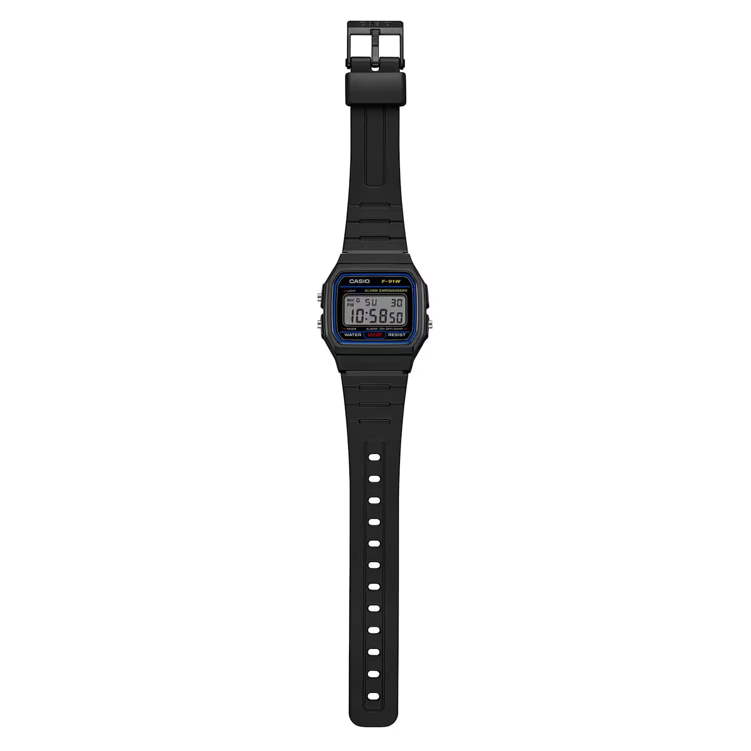 ساعت مچی یونیسکس کاسیو CASIO F-91W-1DG — تصویر ۴