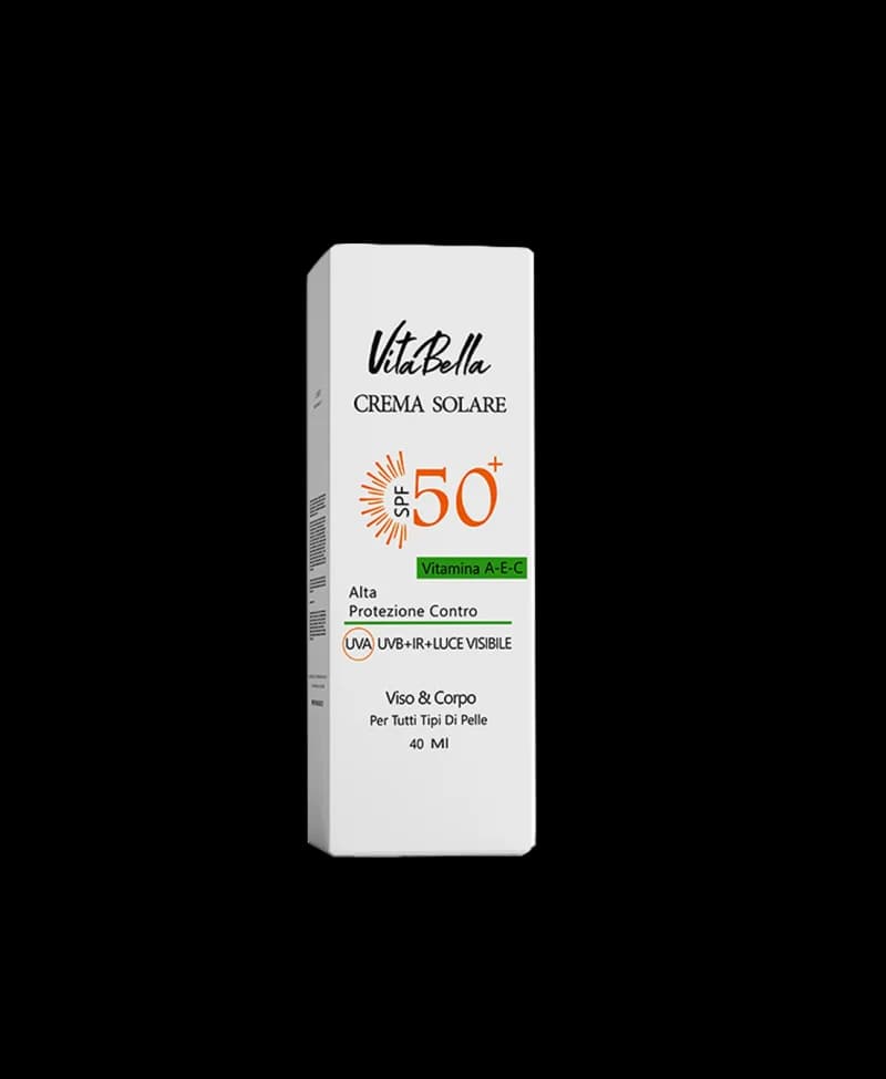 کرم ضد آفتاب spf۵۰ بی رنگ حجم ۴۰ میل ویتابلا — تصویر ۲