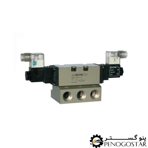 شیر برقی پنوماتیک 5/2 سایز “1 دوبوبین FG2582-25L اس تی ان سی (STNC)