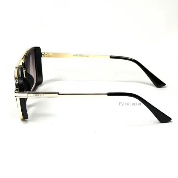 عینک آفتابی گوچی مدل CF58503 فریم فلزی خلبانی | لنز UV400 | مناسب زنانه و مردانه — تصویر ۵