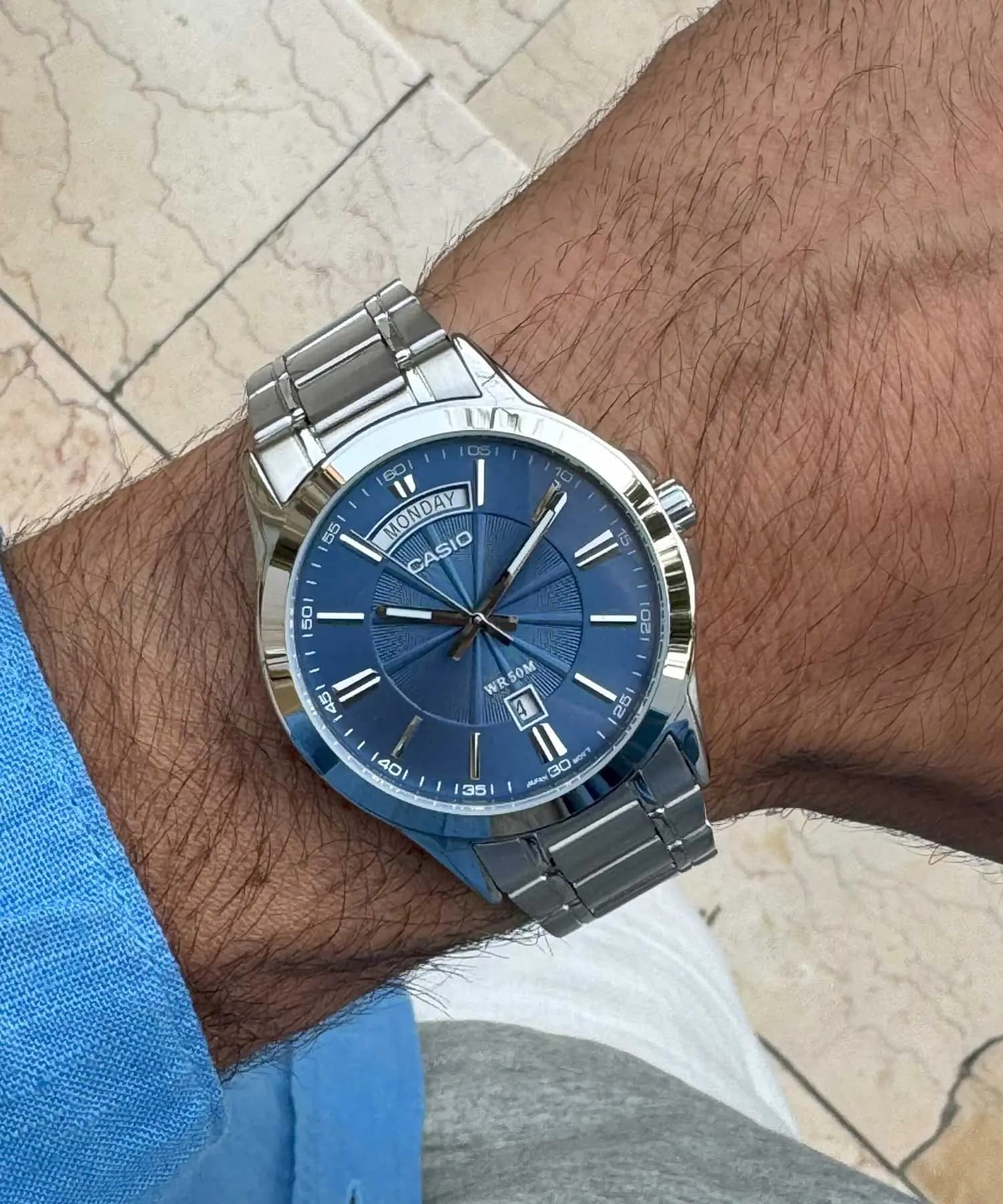 ساعت مچی مردانه کاسیو CASIO MTP‑1381D‑2AVDF — تصویر ۶