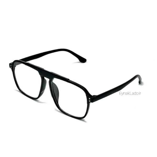عینک بلوکات مدل B2304 فریم خلبانی کائوچویی | لنز UV400 | مناسب مردانه و زنانه — تصویر ۴
