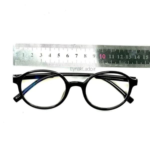 عینک بلوکات مدل B2307 فریم گرد کائوچویی | لنز UV400 | مناسب مردانه و زنانه — تصویر ۶