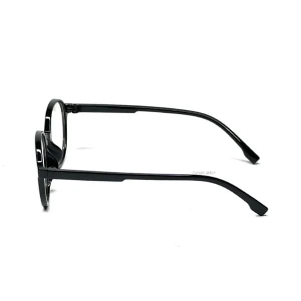 عینک بلوکات مدل B2307 فریم گرد کائوچویی | لنز UV400 | مناسب مردانه و زنانه — تصویر ۴