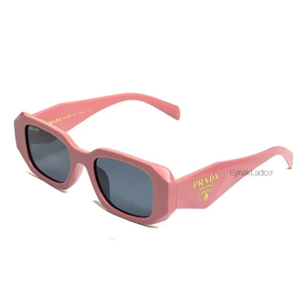 عینک آفتابی پرادا Prada مدل V161 فریم مستطیلی کائوچویی | لنز UV400 | مناسب زنانه و مردانه — تصویر ۳