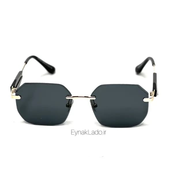 عینک آفتابی پرادا prada مدل Y33 فریم چندضلعی فلزی | لنز UV400 | مناسب زنانه و مردانه — تصویر ۳