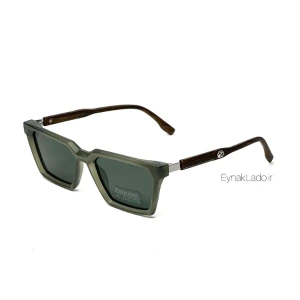 عینک آفتابی مون بلان Montblanc مدل 887 فریم مستطیلی دسته چوبی | لنز UV400 | مناسب زنانه و مردانه — تصویر ۳