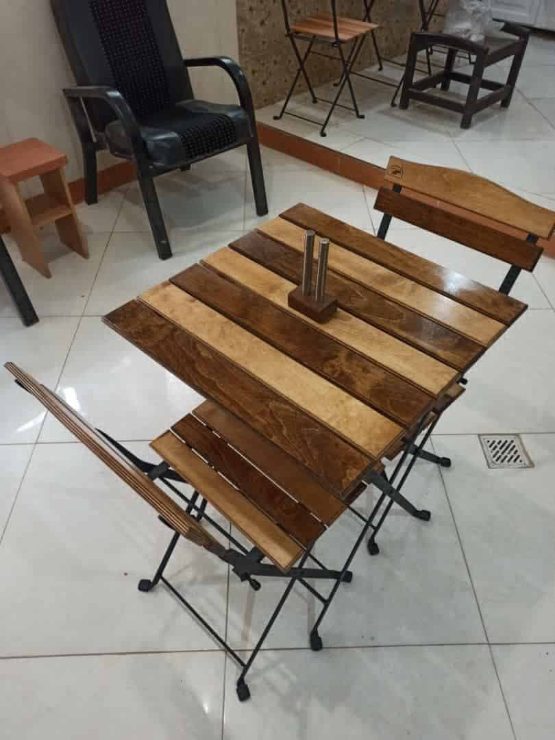 میز و صندلی تاشو دو نفره ترموود کد 10038 — تصویر ۳