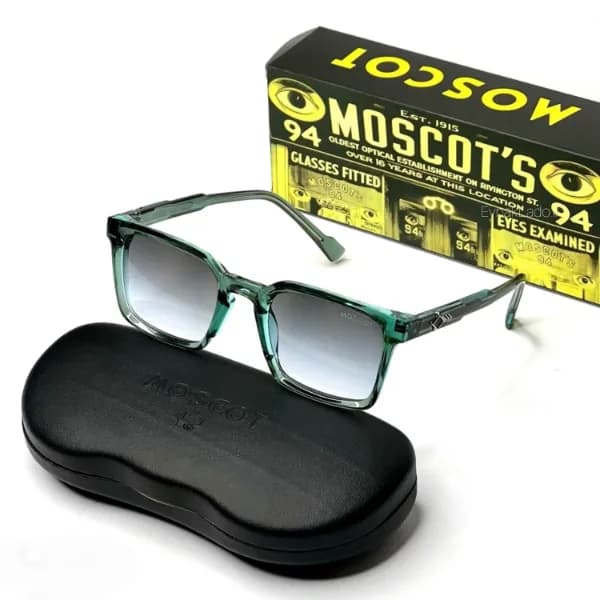 عینک آفتابی مسکات Moscot مدل BEEM3221 فریم مربعی کائوچویی | لنز UV400 | مناسب زنانه و مردانه