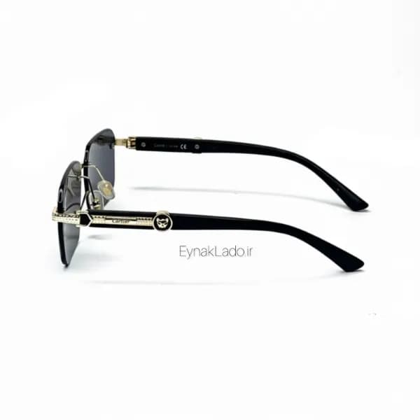 عینک آفتابی کارتیر Cartier مدل O3332 فریم مربعی فلزی | لنز UV400 | زنانه — تصویر ۷