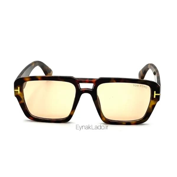 عینک آفتابی تام فورد مدل 77164 فریم خلبانی کائوچویی | لنز UV400 | مناسب زنانه و مردانه — تصویر ۸