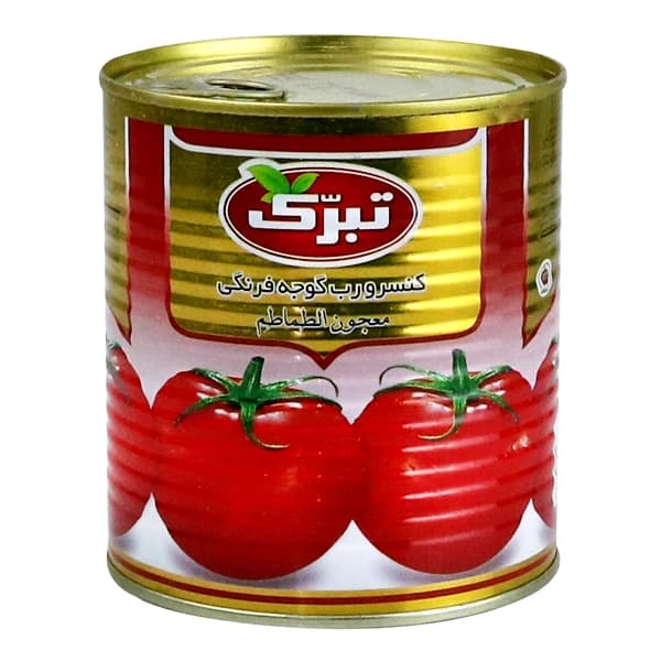 رب گوجه فرنگی تبرک 800 گرمی 12 عددی