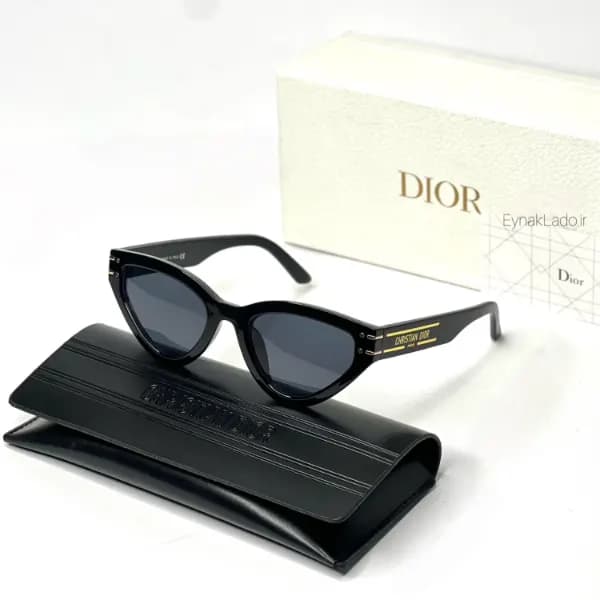 عینک افتابی کریستین دیور Christian dior مدل O2241فریم گربه ای | لنز UV400 | زنانه — تصویر ۲