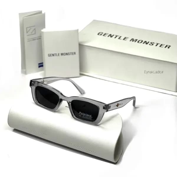 عینک افتابی جنتل مانستر Gentel Monster مدل D1995 فریم مستطیلی | لنز UV400 | پلاریزه |مناسب زنانه و مردانه