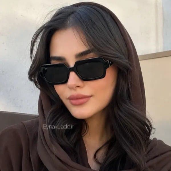 عینک افتابی میومیو miu miu مدل D889فریم مستطیلی | لنز UV400 | مناسب زنانه و مردانه — تصویر ۸