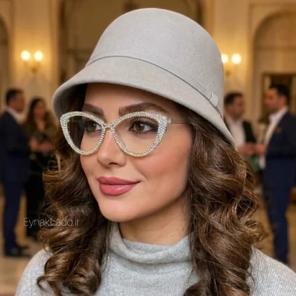 عینک بلوکات شنل Channel مدل A20فریم گربه ای | لنز UV400 | زنانه — تصویر ۹