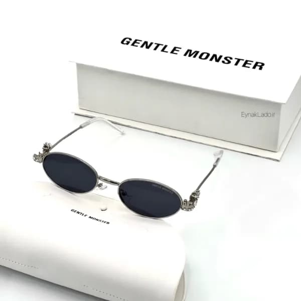 عینک جنتل مانستر Gentel Monster مدل M32 فریم گرد فلزی | لنز UV400 | زنانه