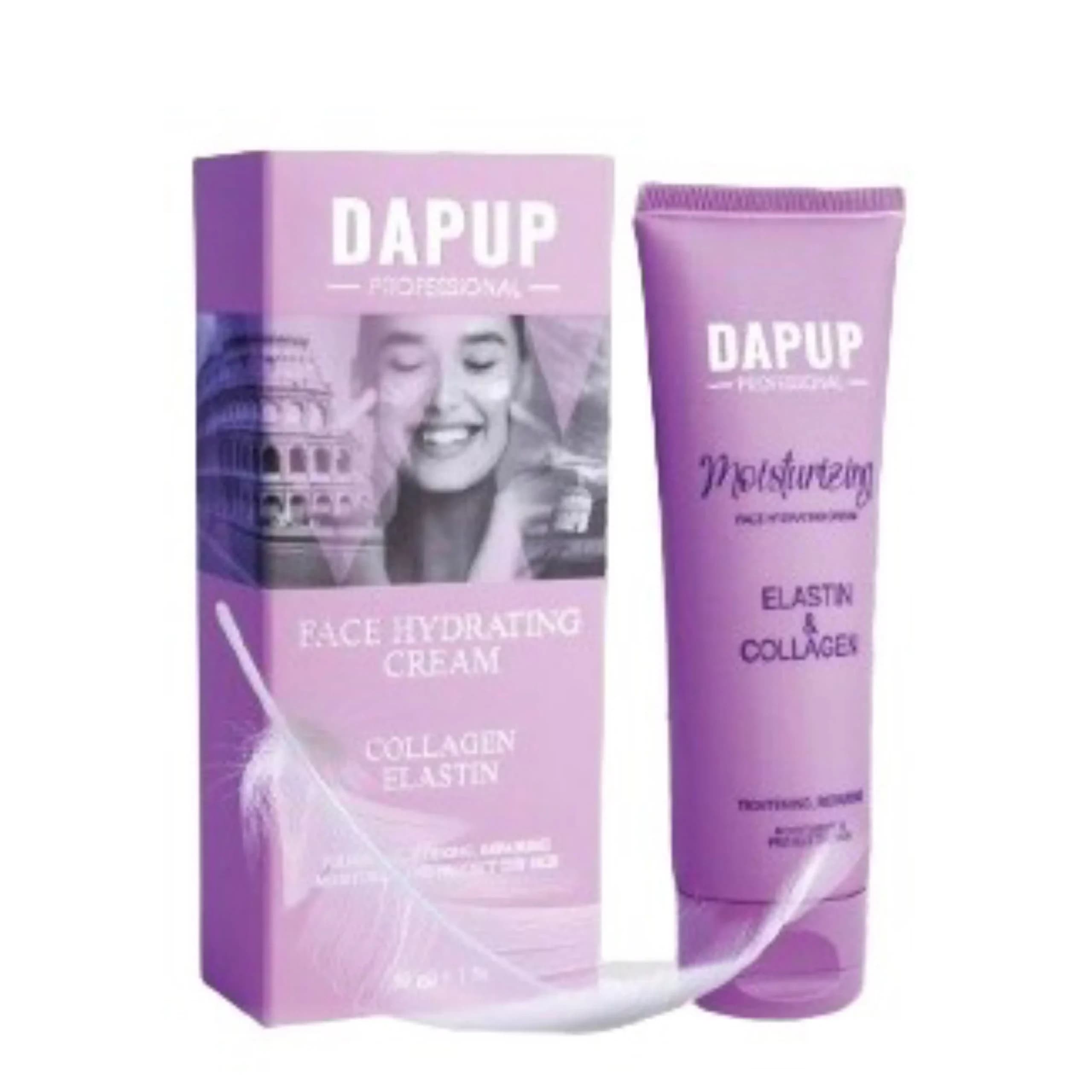 کرم مرطوب‌کننده و آبرسان صورت دپاپ (DAPUP) حاوی کلاژن و الاستین – 50 میلی‌لیتر