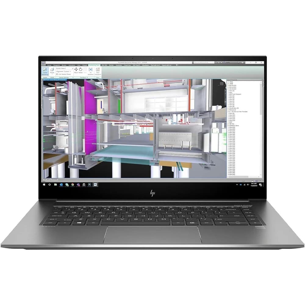 HP ZBook Studio G7 | Core i7-10850H | رم 32GB | SSD 512GB | NVIDIA Quadro T1000 Max-Q 4GB | 15.6 اینچ 4K — تصویر ۲