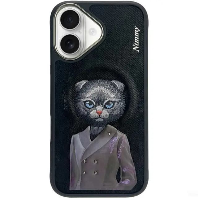 قاب nimmy آیفون 16 نرمال مدل fashion cat