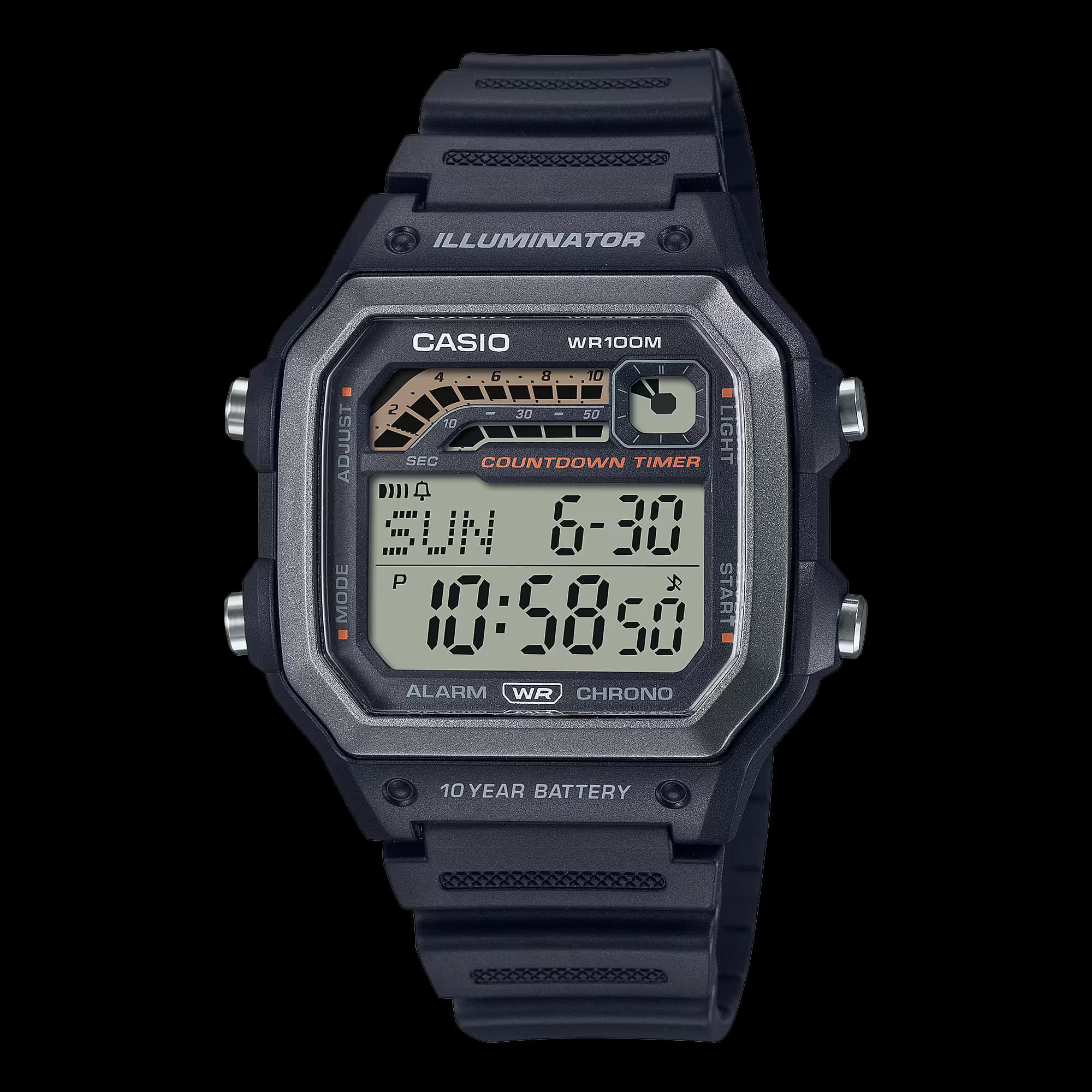 ساعت مچی دیجیتال مردانه کاسیو CASIO WS-1600H-1AVDF — تصویر ۲