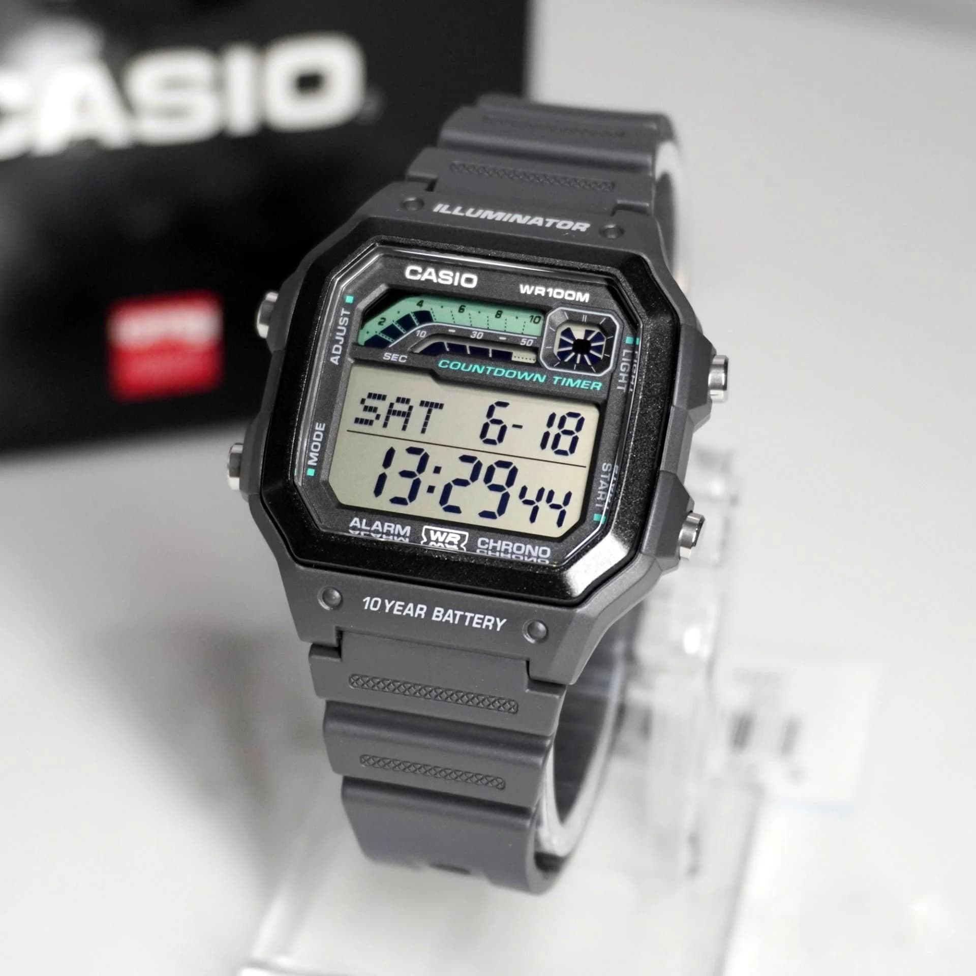 ساعت مچی دیجیتال مردانه کاسیو CASIO WS-1600H-8AVDF — تصویر ۴