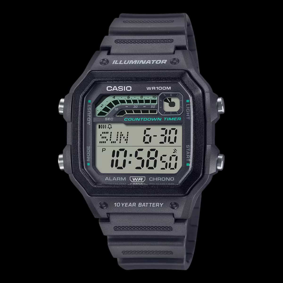 ساعت مچی دیجیتال مردانه کاسیو CASIO WS-1600H-8AVDF — تصویر ۲