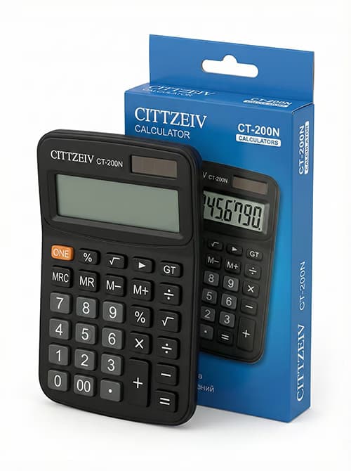 ماشین حساب رومیزی مدل CT-200N برند CITTZEIV (طرح سیتیزن) — تصویر ۲