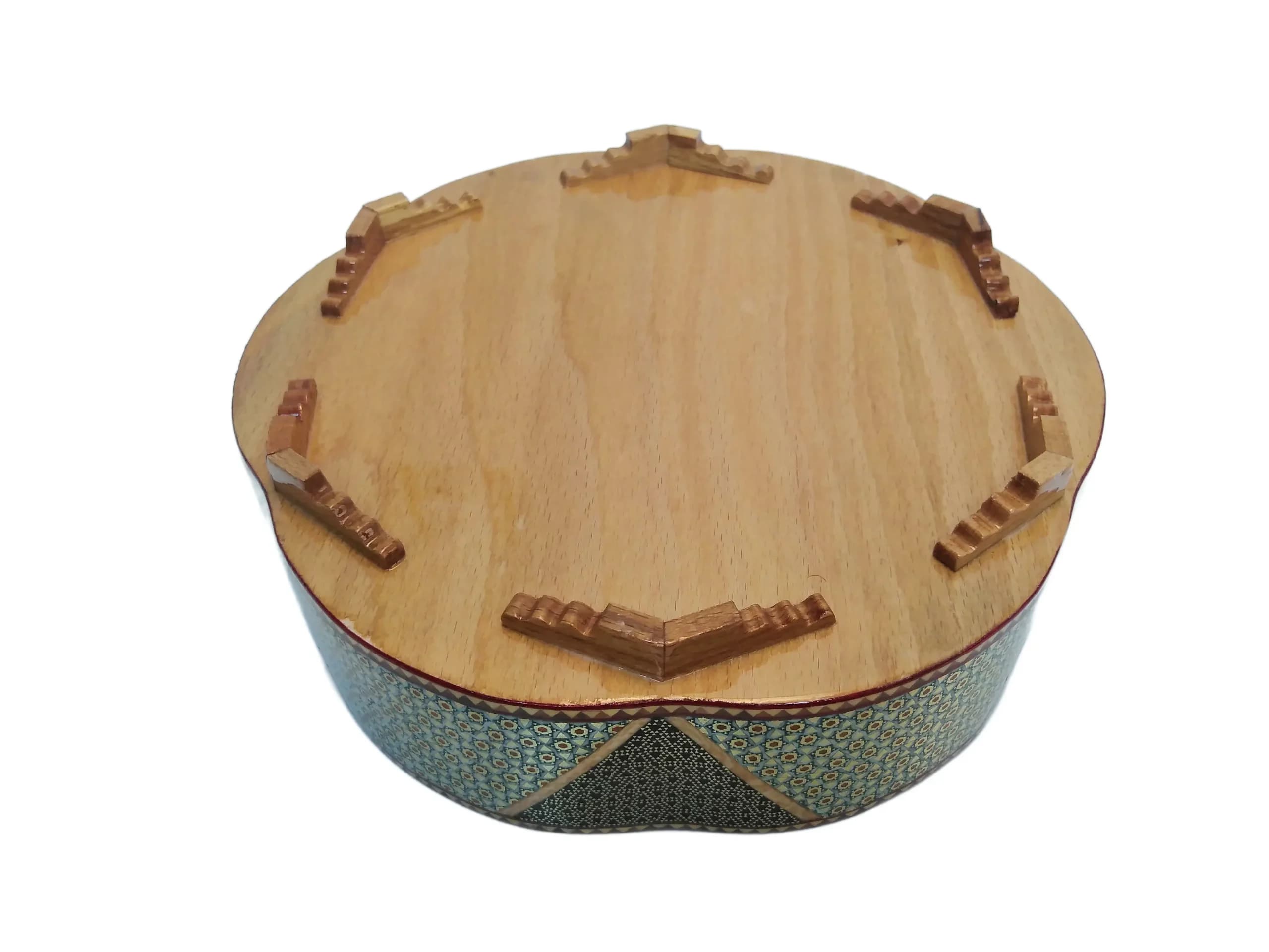 شکلات خوری خاتم کاری اعلا اصفهان (سه قسمت،تک درب) — تصویر ۴