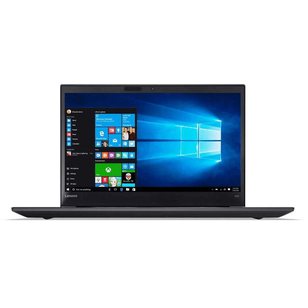 Lenovo ThinkPad T570 | Core i5-7300U | 8GB DDR4 | 256GB SSD | Intel HD | 15.6″ FHD | لپ‌تاپ اداری و حرفه‌ای