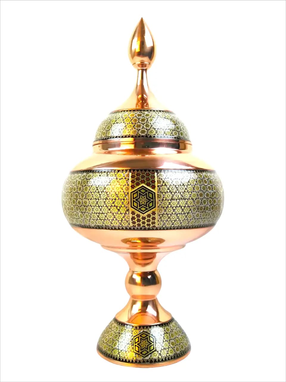 شکلات خوری مس و خاتم اصفهان (ارتفاع 38س)