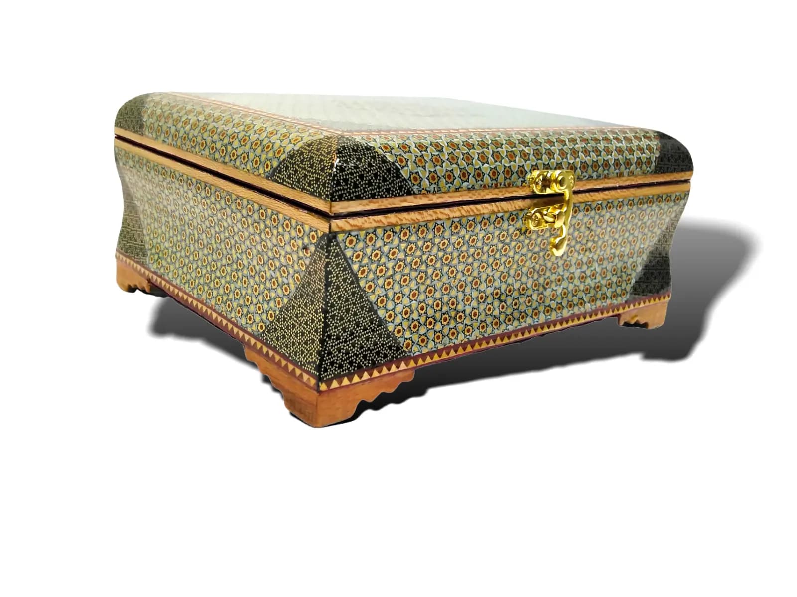 جعبه جواهرات خاتم کاری اعلاء (ابعاد 14*22 س) — تصویر ۲