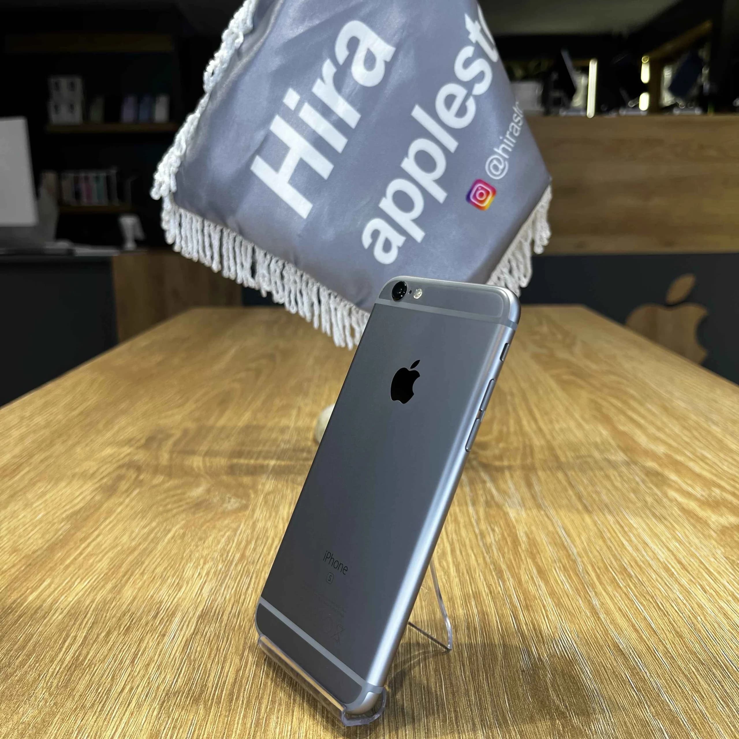 گوشی موبایل اپل IPhone 6s ظرفیت 16GB پارت نامبر GH/A رنگ خاکستری باتری 100% – کارکرده رجیستر شده