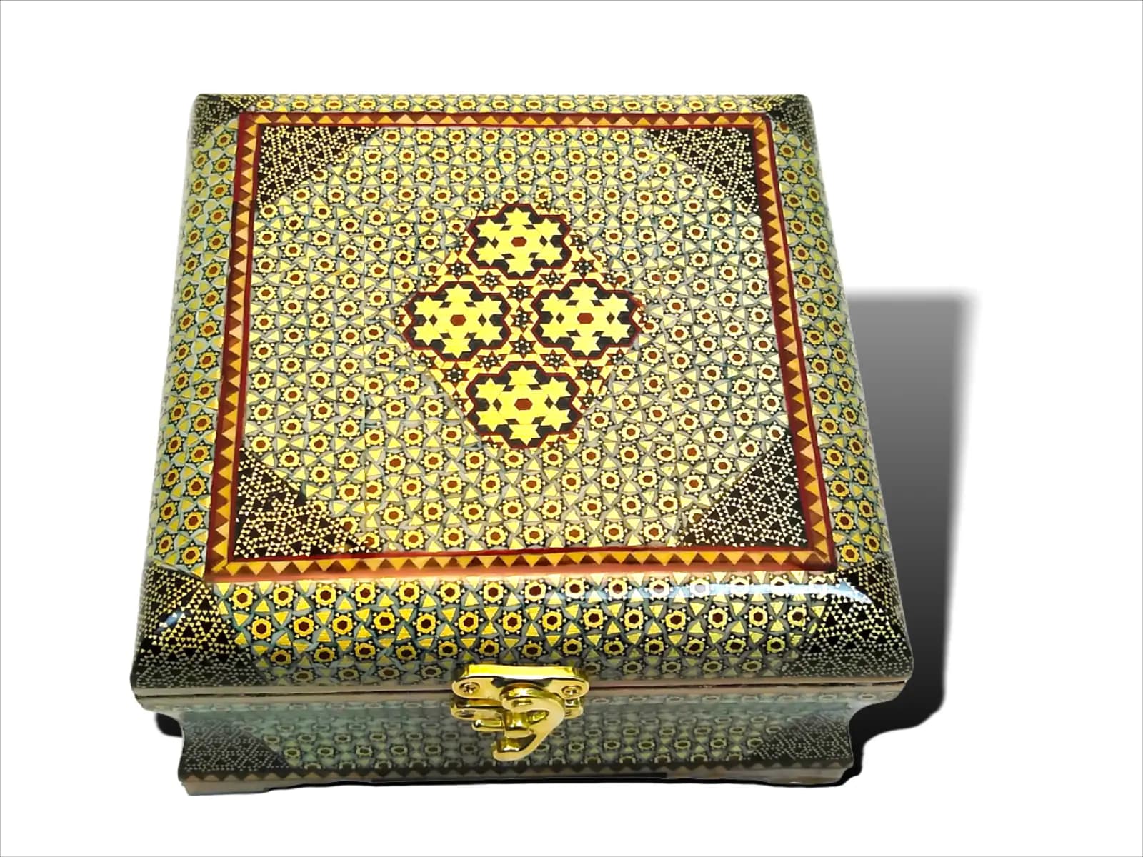 جعبه جواهرات خاتم کاری اعلاء — تصویر ۲