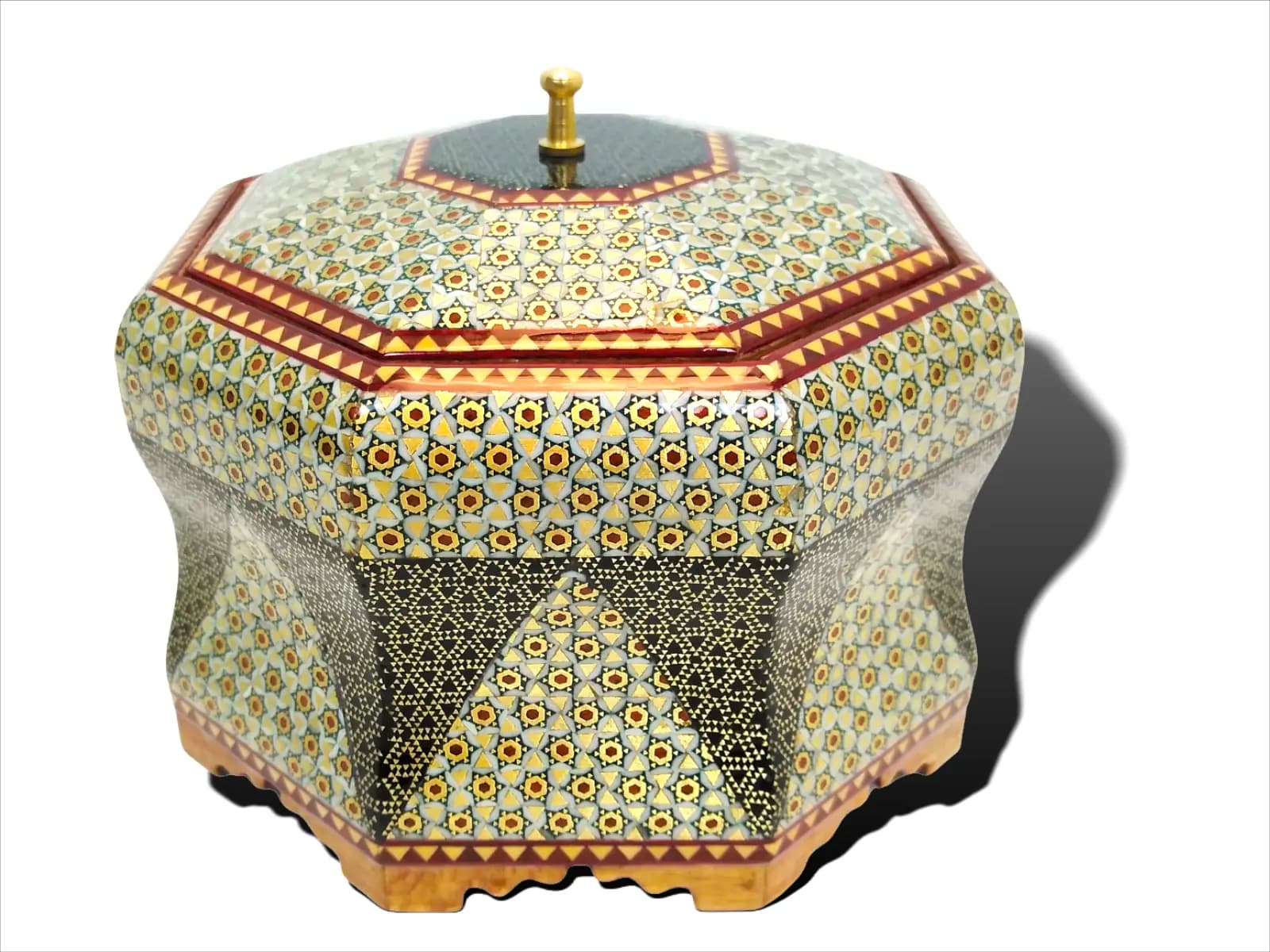 شکلات خوری چوب و خاتم اعلاء(8ضلعی)