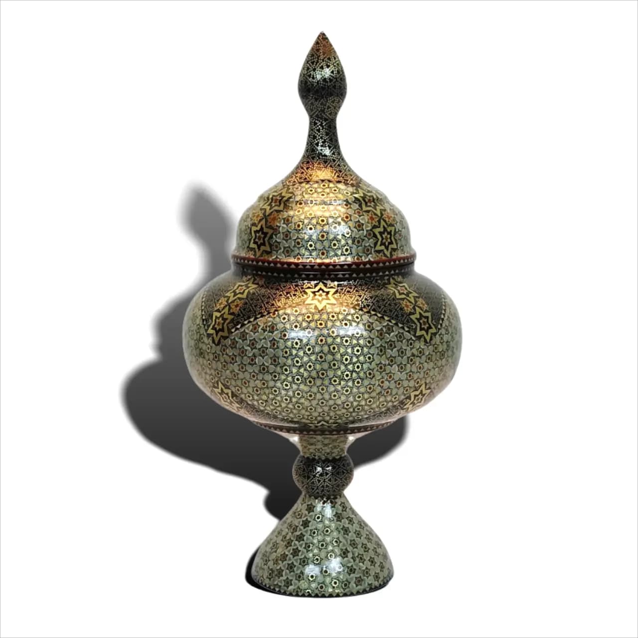 شکلات خوری مس و خاتم اعلاء ارتفاع 35س — تصویر ۲