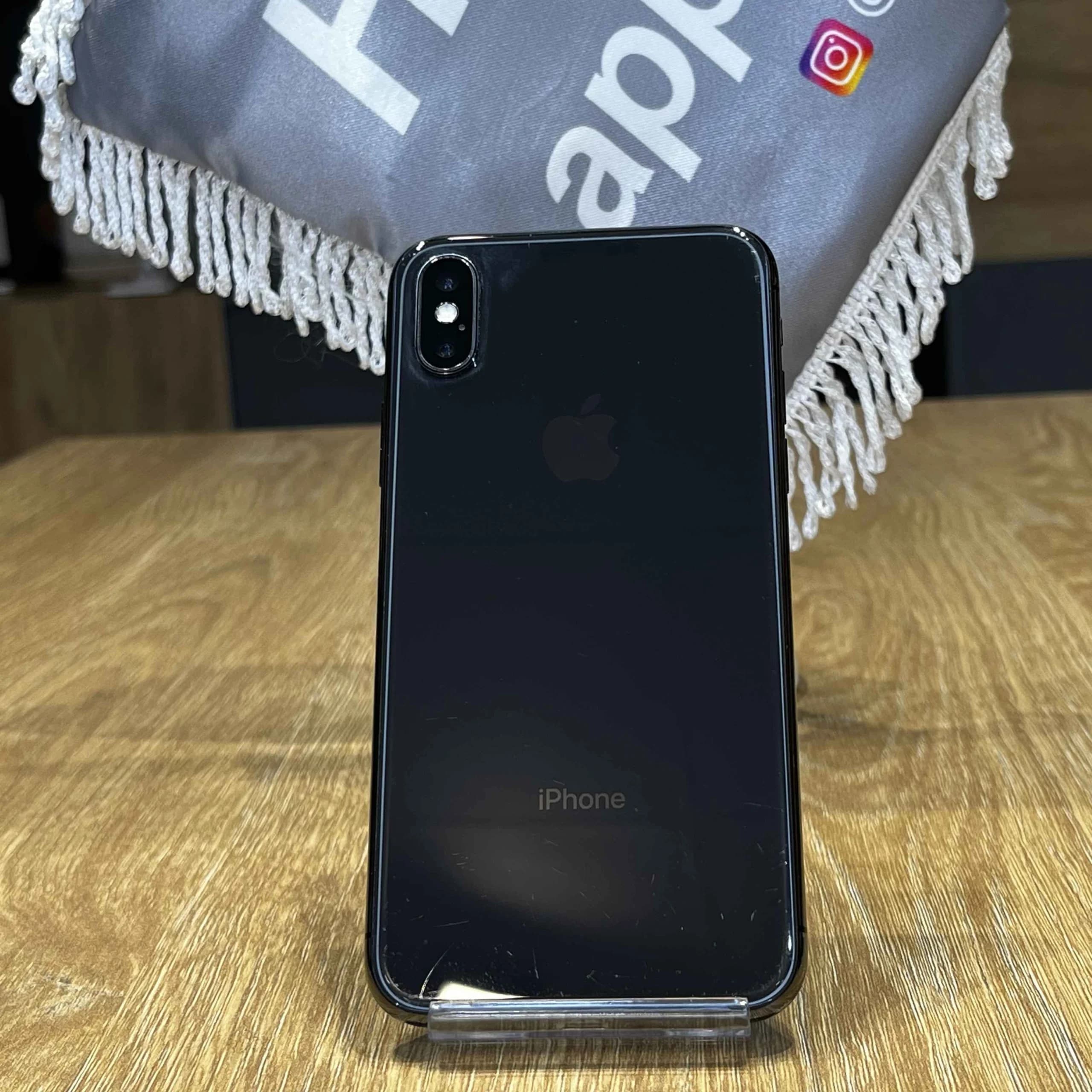 گوشی موبایل اپل IPhone X ظرفیت 64GB پارت نامبر LL/A رنگ مشکی باتری 75% – کارکرده رجیستر شده — تصویر ۳